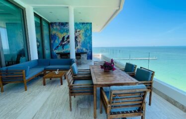 Penthouse en venta en zona de playa Chicxulub frente al mar