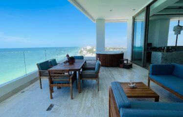 Penthouse en venta en zona de playa Chicxulub frente al mar