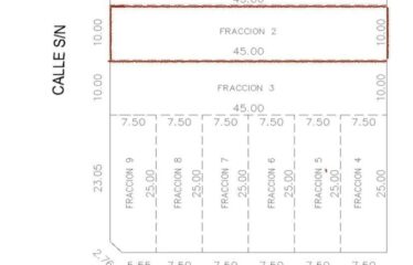 Terreno de 450 m2 en venta zona de Temozon norte.