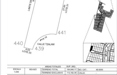 Terreno en venta en privada parque natura.