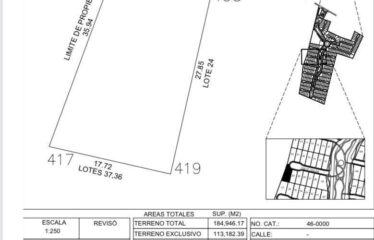 Terreno en venta en privada parque natura.